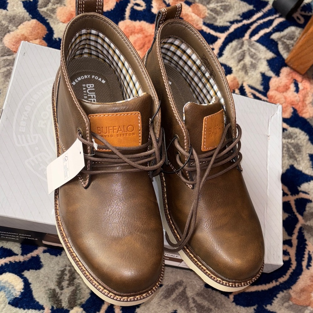 Buffalo David Bitton Brown Men Chukka Boots Size 9